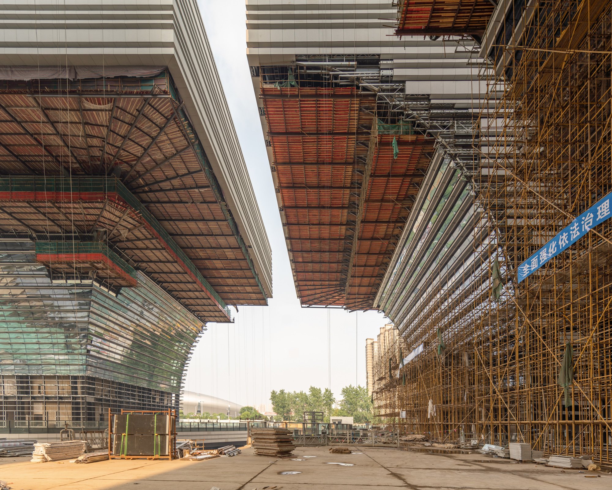  Changzhou Culture Plaza Under Construction Design by gmp architects  Changzhou 