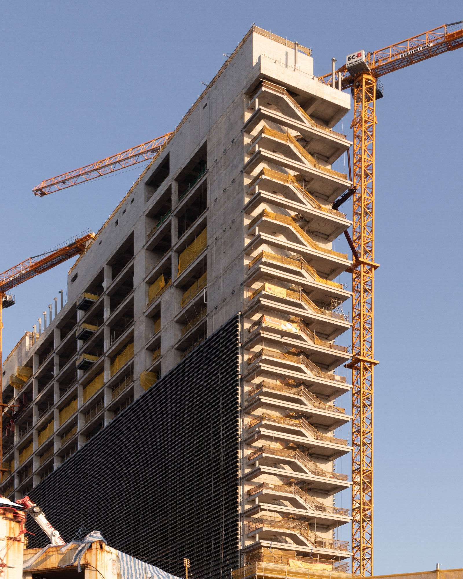  M+, West Kowloon Cultural District Under Construction Design by Herzog &amp; de Meuron, Farrells  Hong Kong 