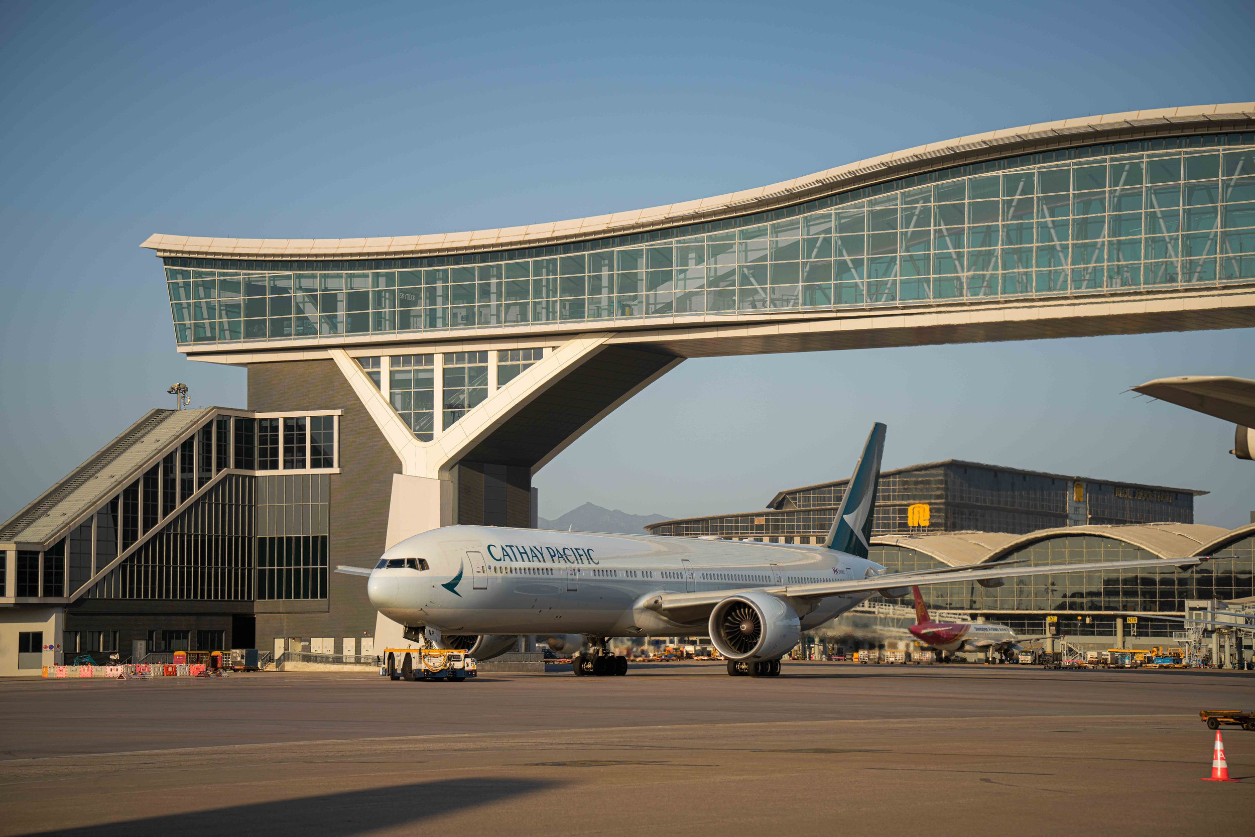  Skybridge  Hong Kong International Airport HKIA  Design by / Photographed for Wilkinson Eyre  Hong Kong 