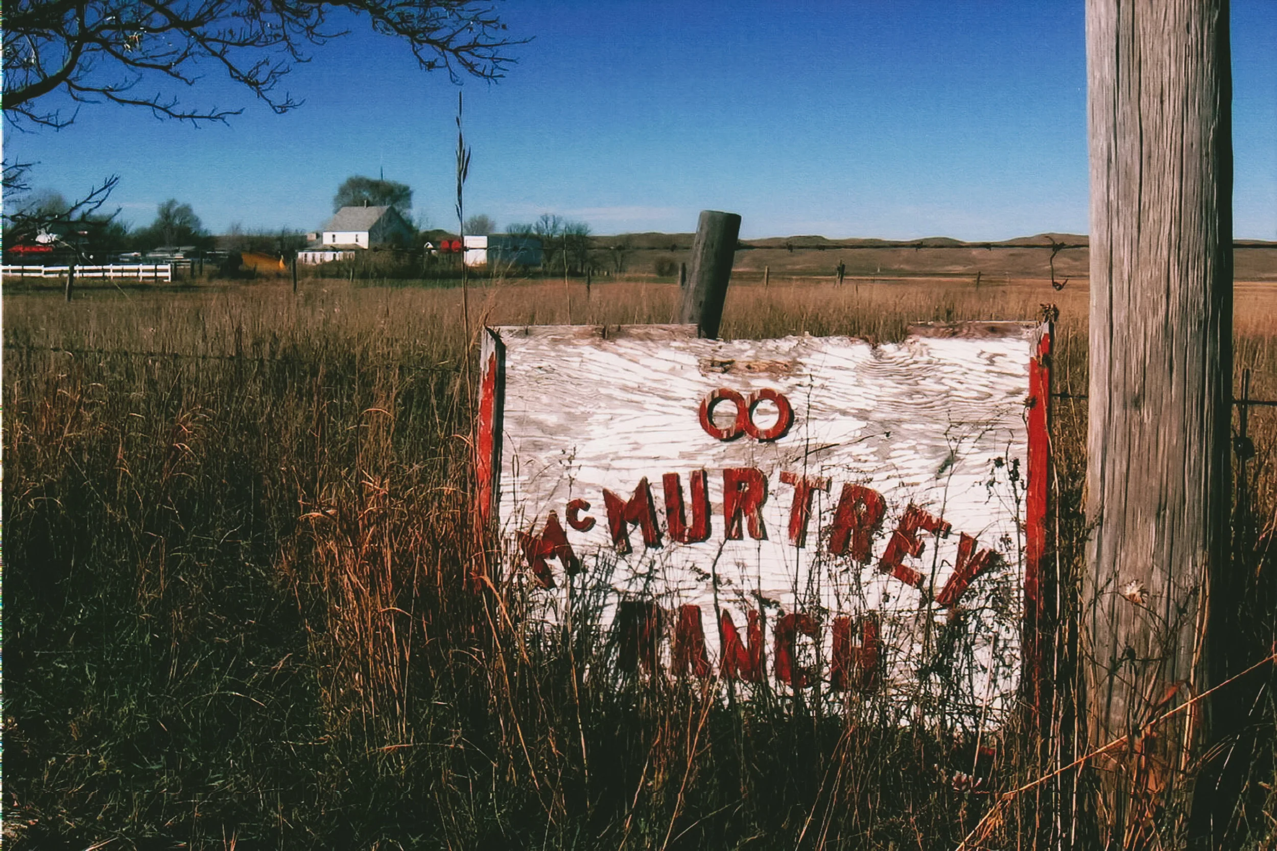 Sign at the McMurtry Ranch