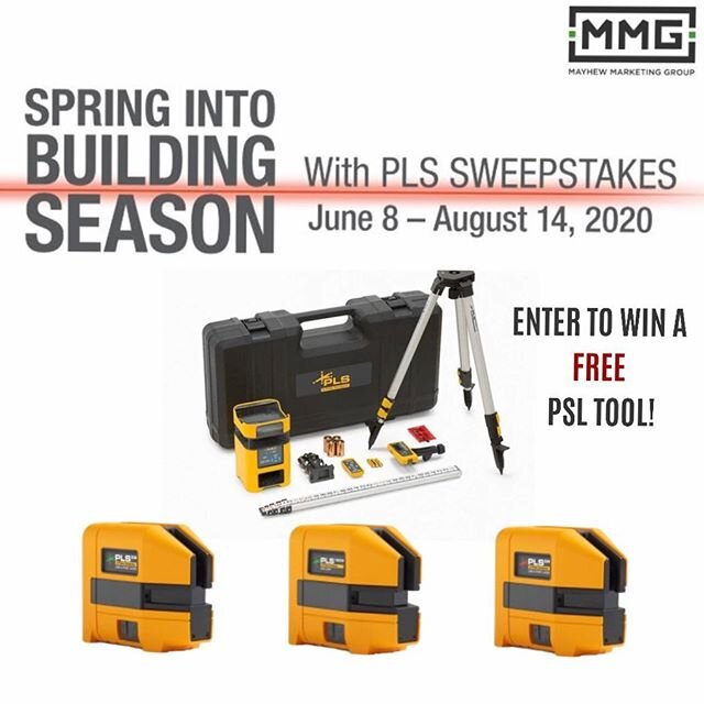 Great new sweepstakes contest by @plslaser! Super easy sign up form to win one of ten PLS laser tools! Spread the word! Copy &amp; paste link &mdash;&gt; https://fluke-contests.app.do/pg/pls-summer-sweepstakes
.
.
#plslasersystems #plslasers #plslase