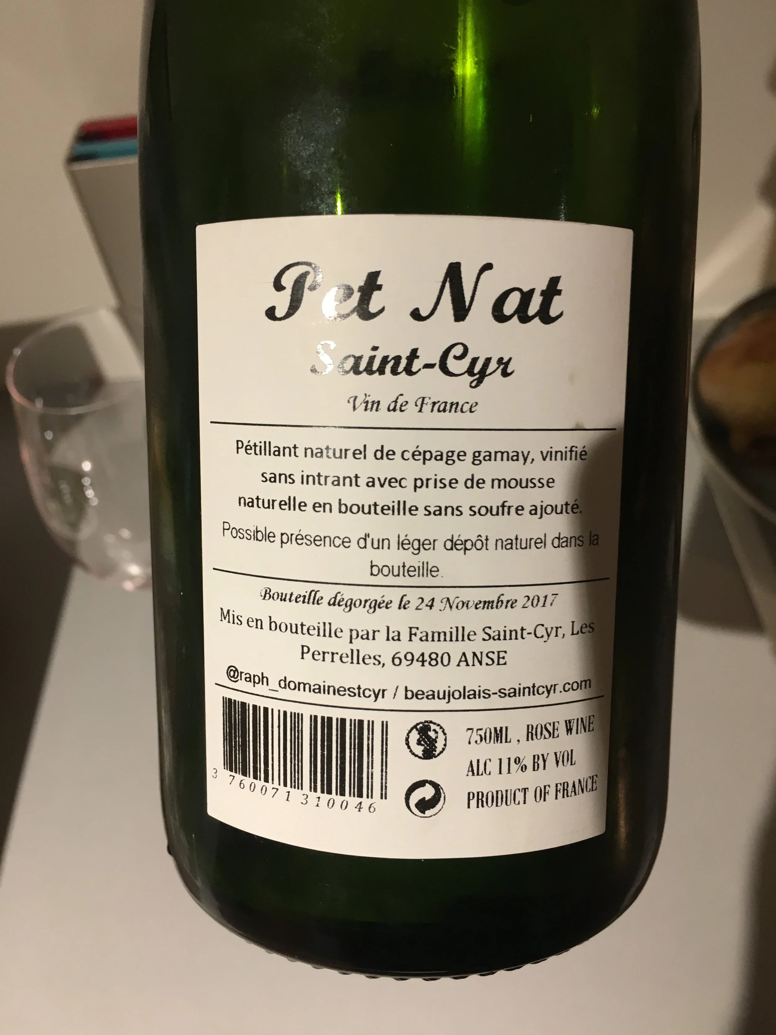 Domaine SaintCyr, Pét Nat — SYMPOSIA
