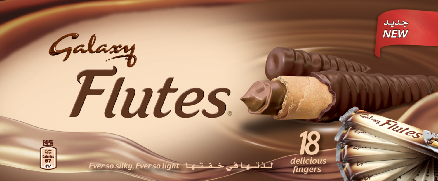 Galaxy Chocolate Flutes