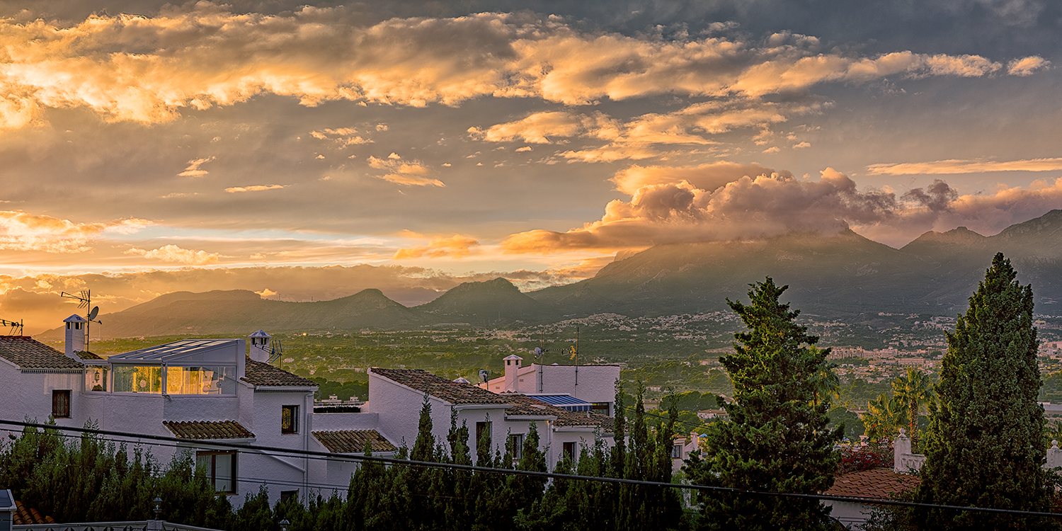 Sunset over L'Albier, Spain