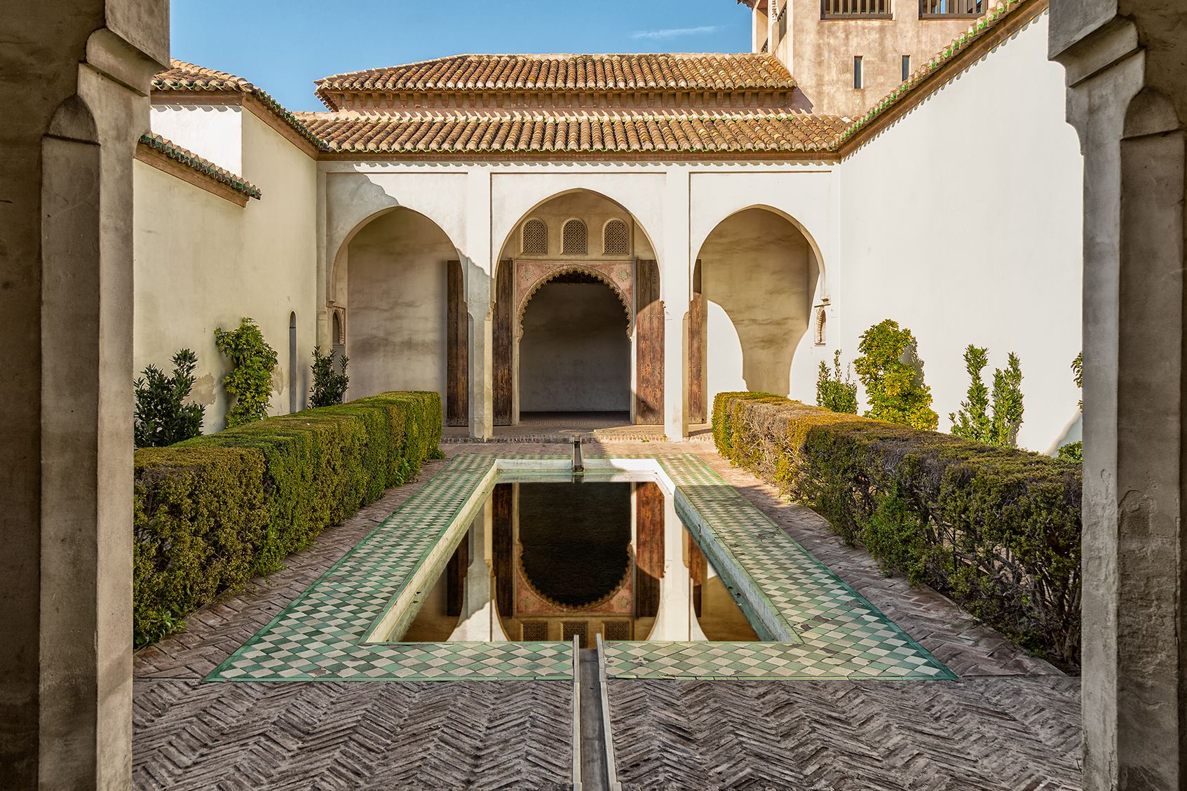 Alcazaba Palace is a Medieval Moorish Palace - Málaga Spain