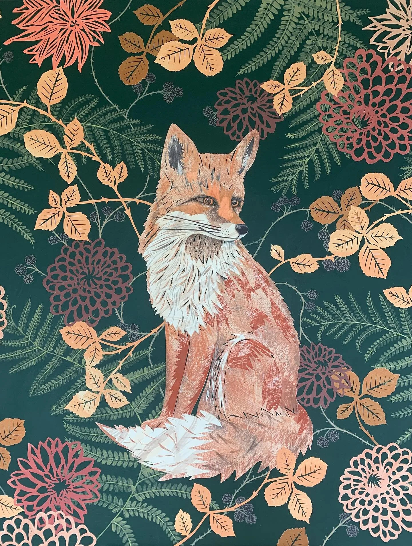 Deep amongst the tangle of thistles, blackberries and ferns, Mrs Fox stops a while to rest.  It&rsquo;s a warm Autumnal day on Exmoor, leaves are turning and fruits of the season are ripening in the golden light.  Her cubs have nearly grown, her fami