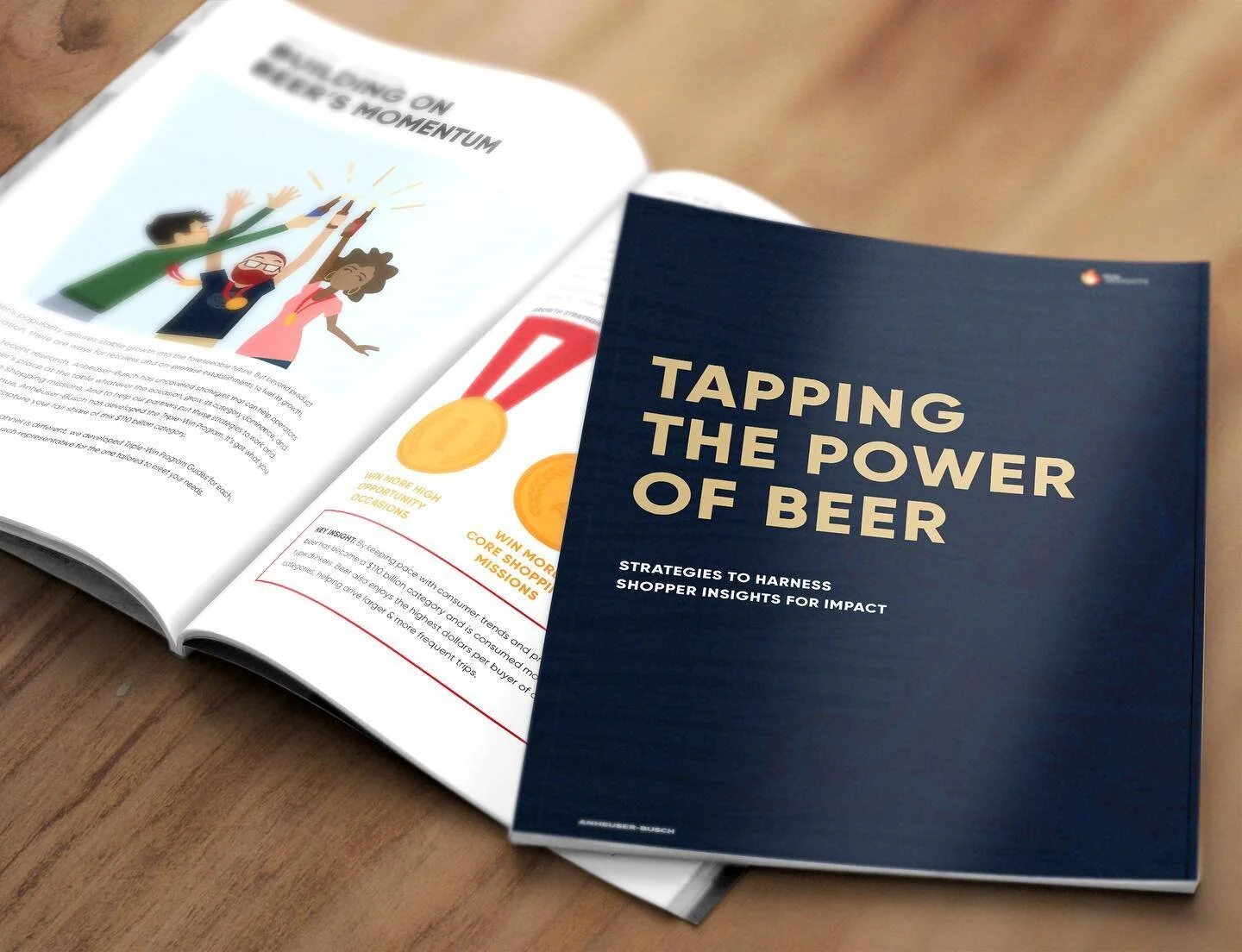 Marketing guides for beer…but make them more engaging 🍻 
.
A fun partnership with Anheuser-Busch creating 10 booklets filled to the brim 🍺 with strategy, insights, and illustration.
.
.
.
.
.
#beer #budweiser #anheuserbusch #illustration #ma