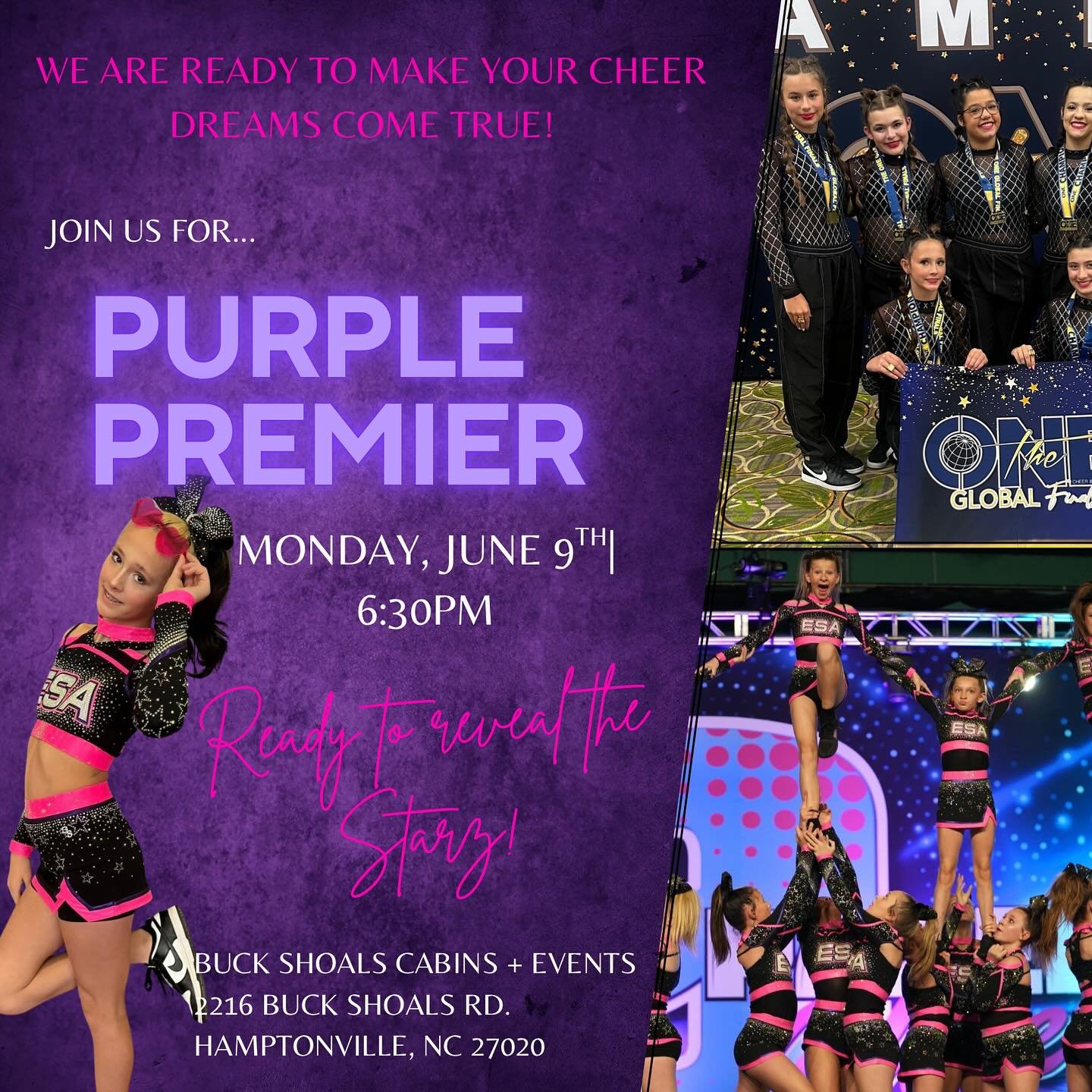 Monday cannot get here fast enough&hellip;.revealing our teams at #PurplePremier is one of our favorite events of the season!! 
&bull;&bull;&bull;&bull;&bull;
Comment below how many team you think we are kicking off the season with&hellip;.correct an