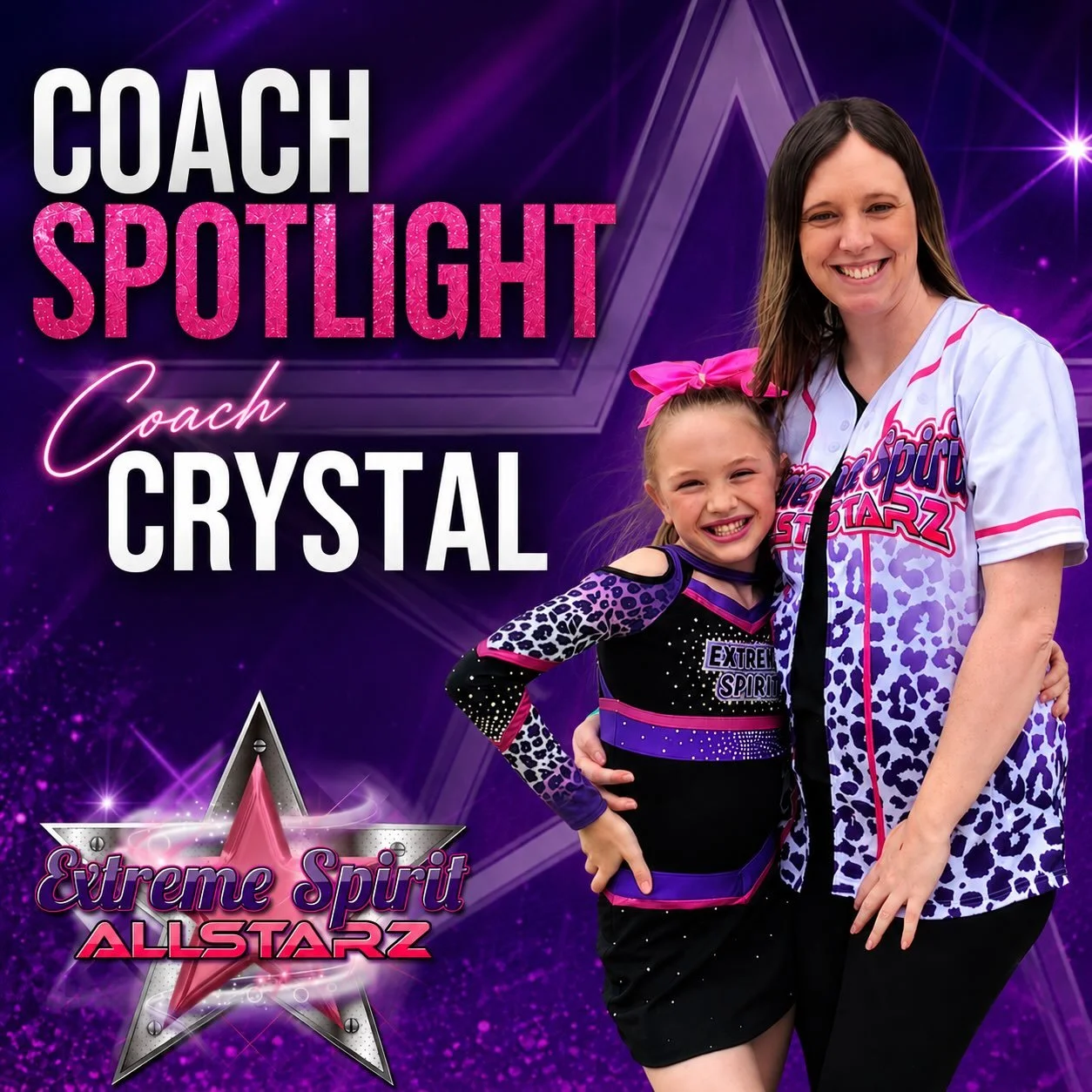 💗⭐ ESA COACH SPOTLIGHT &mdash; COACH CRYSTAL ⭐💗

THE BASICS

⭐ Coaching Position/Teams: Tumbling Level 1, Elite Level 1 &amp; Mini Novice
⭐ Years Coaching at ESA: 3 years
⭐ Hometown: Ashe County, NC
⭐ Occupation Outside of ESA: Senior Accountant at