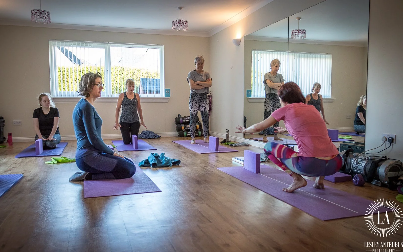 At Stirling Fitness . Photo by Lesley Antrobus Photography