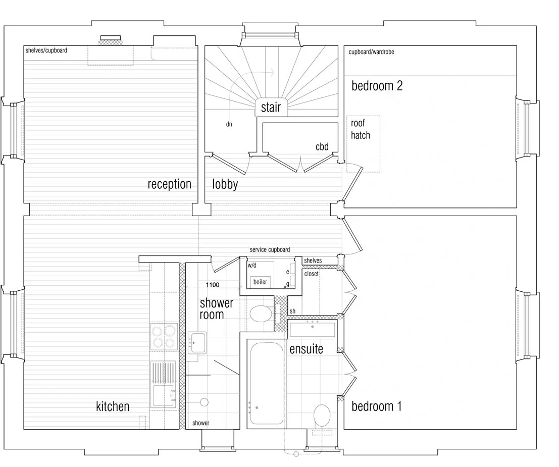  Proposed second floor plan 
