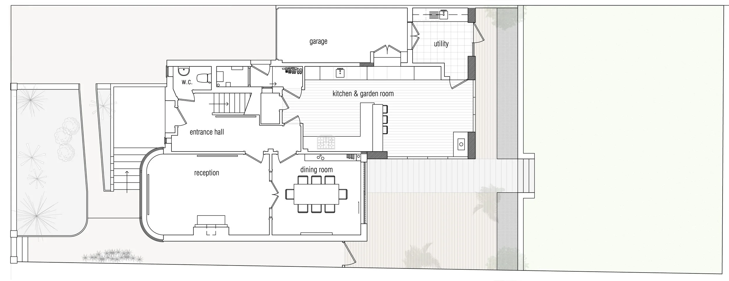  Proposed ground floor plan 