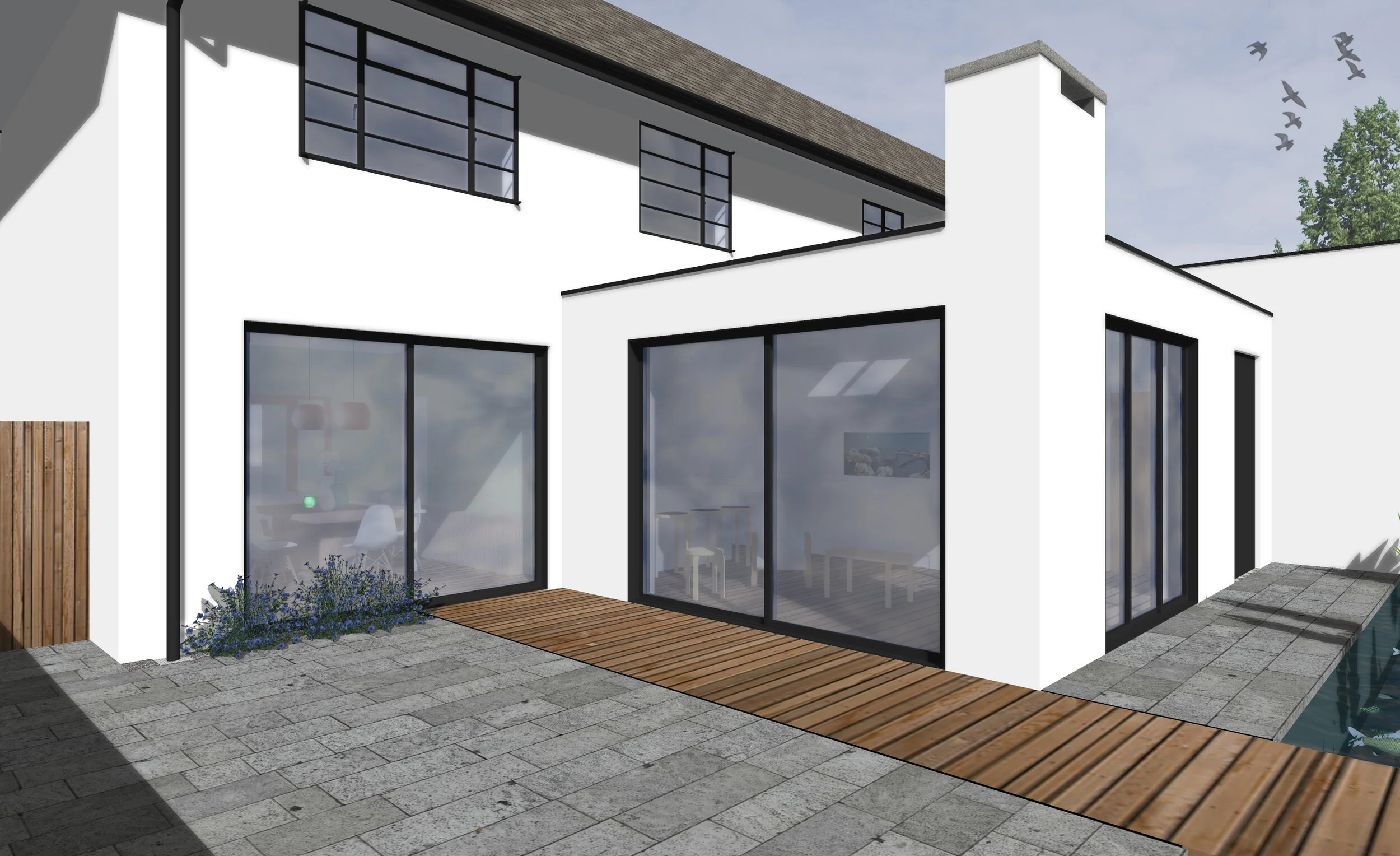  Illustrative view of extension   