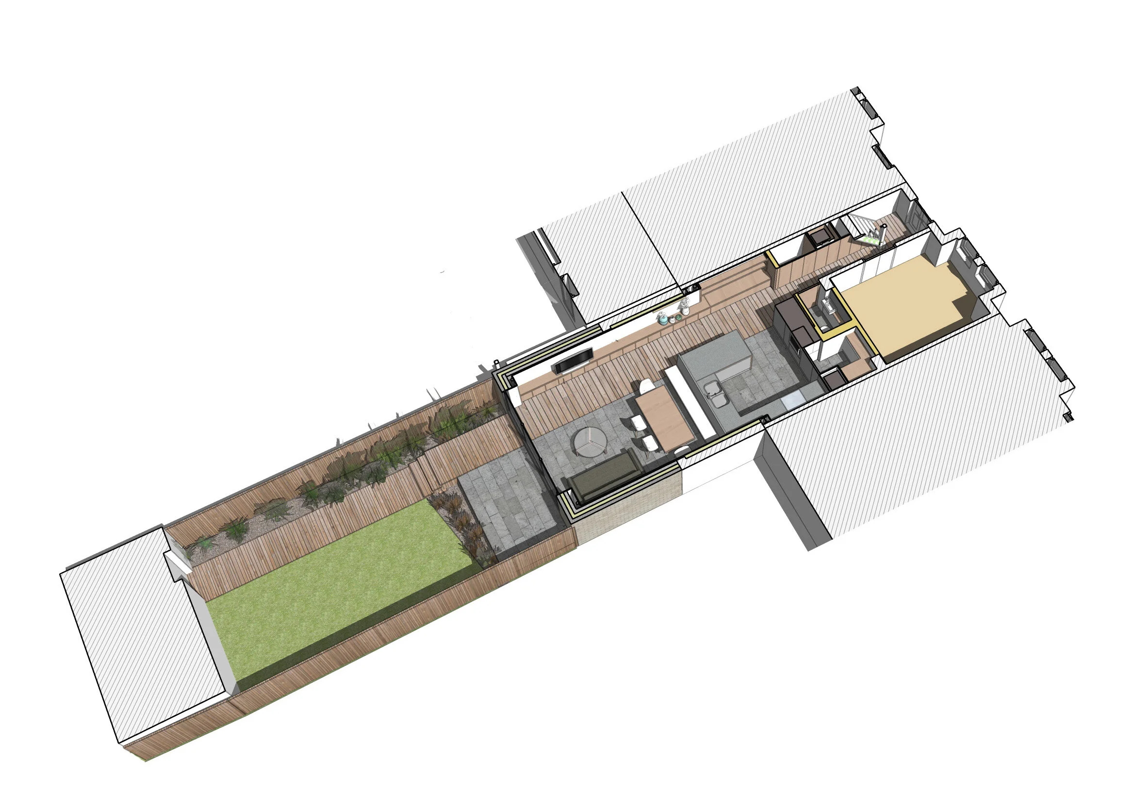  Ground floor plan view 