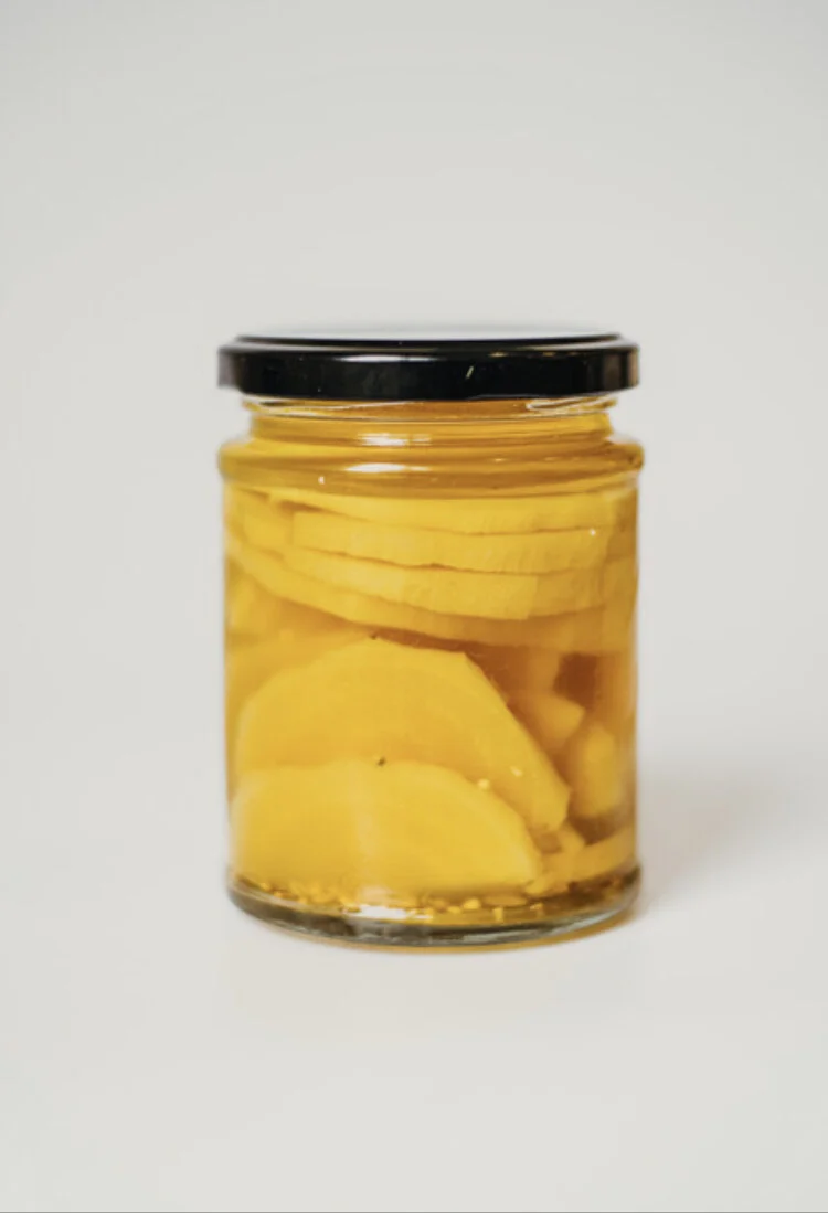 Pickled Golden Beets with Grapefruit