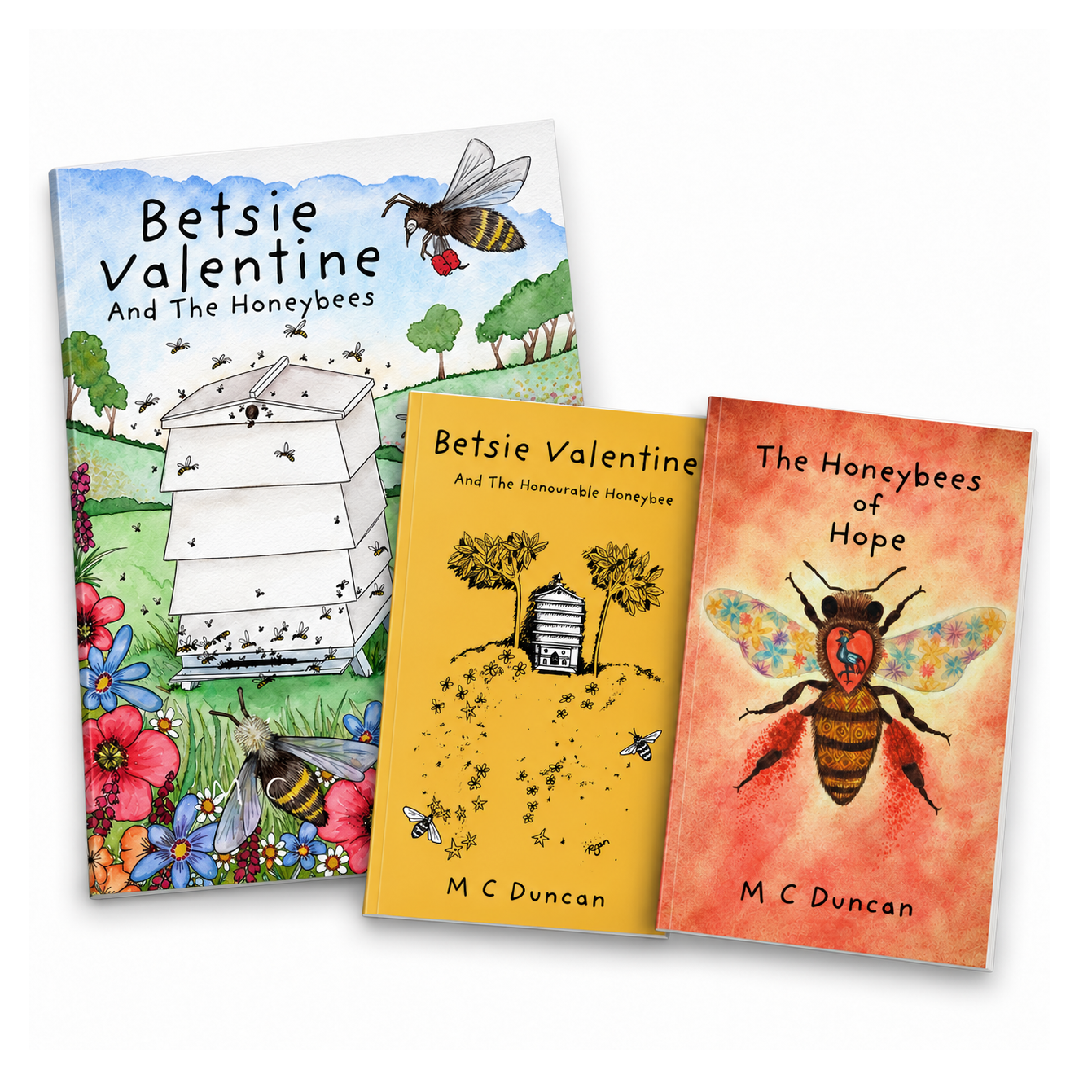 Betsie Valentine - Three Book Gift Set.
