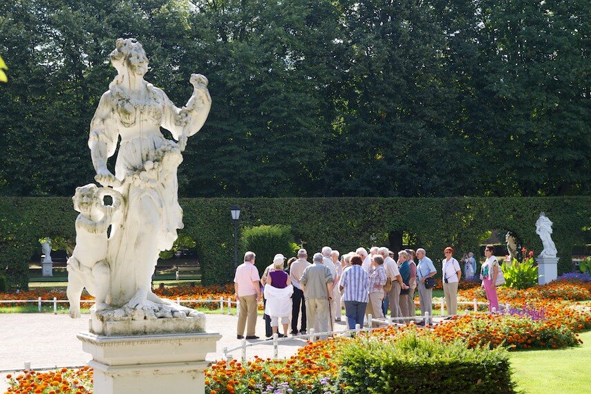 Statue im Palastgarten