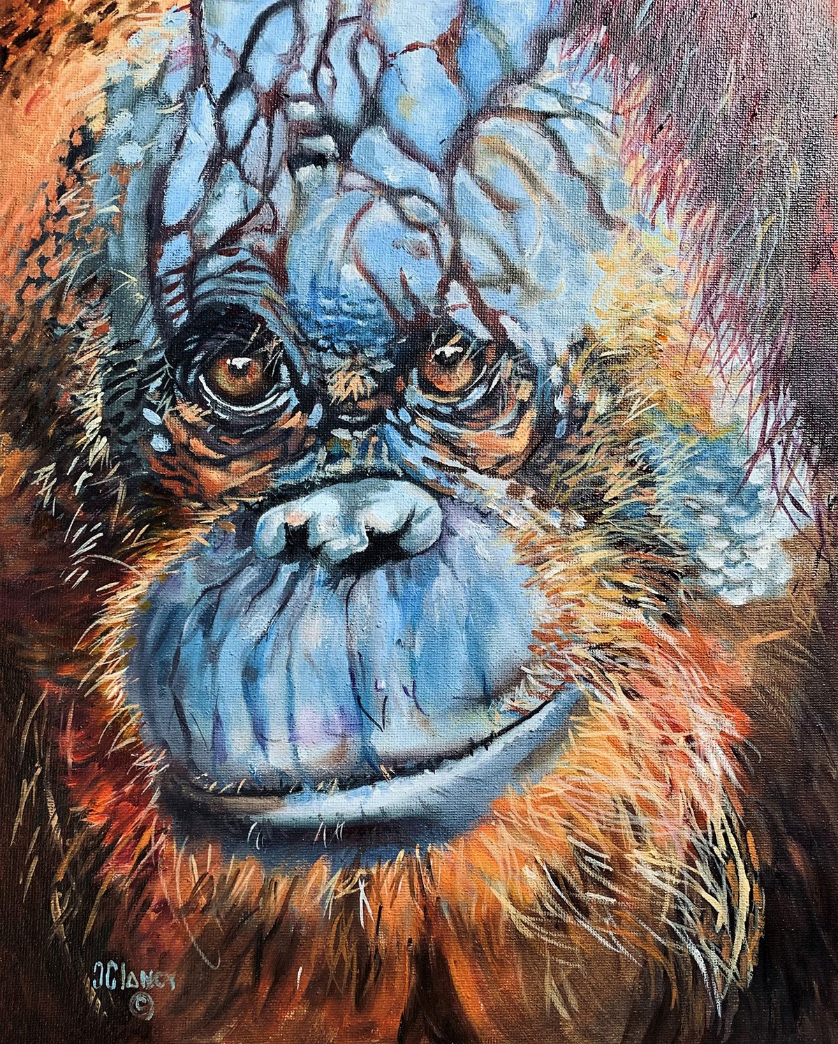 Orangutan © 2022 Jody Goldman. All Rights Reserved.