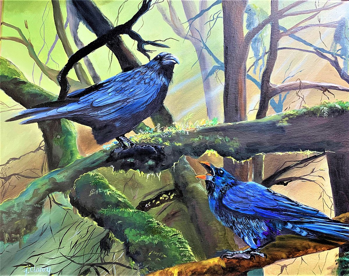 Ravens in the Forest © 2022 Jody Goldman. All Rights Reserved.