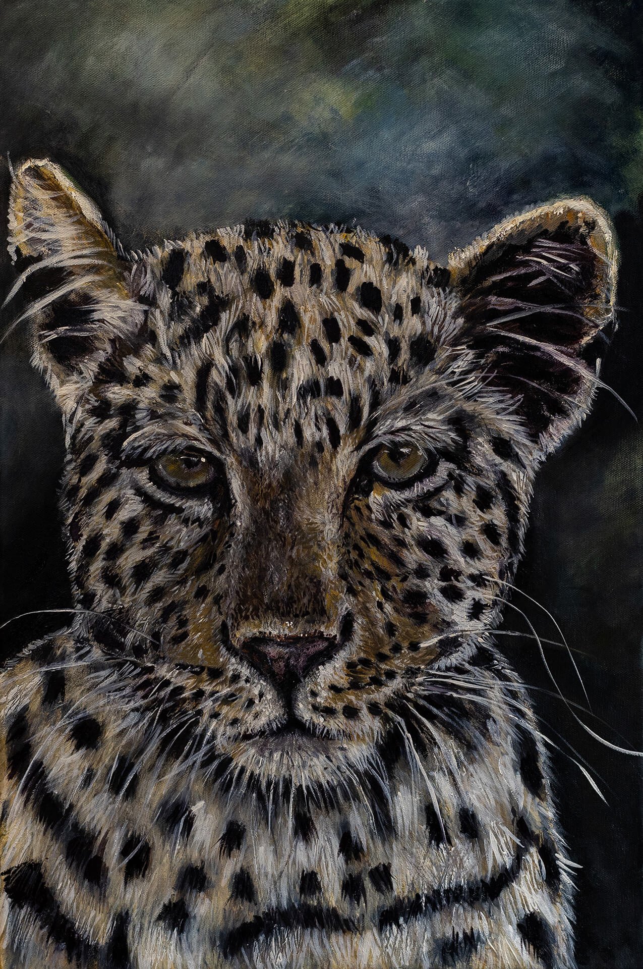Leopard Painting © 2023 Jacha Potgieter. All Rights Reserved.