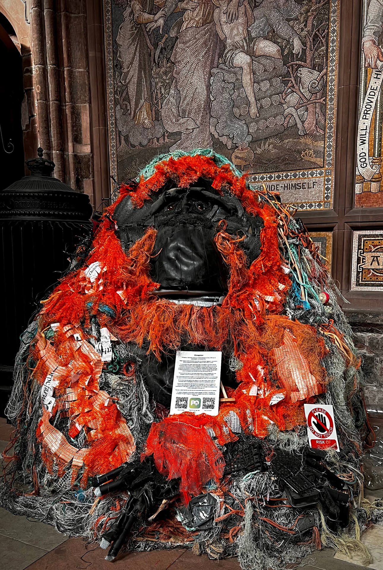 Orangutan in Cathedral © 2023 Jacha Potgieter. All Rights Reserved.
