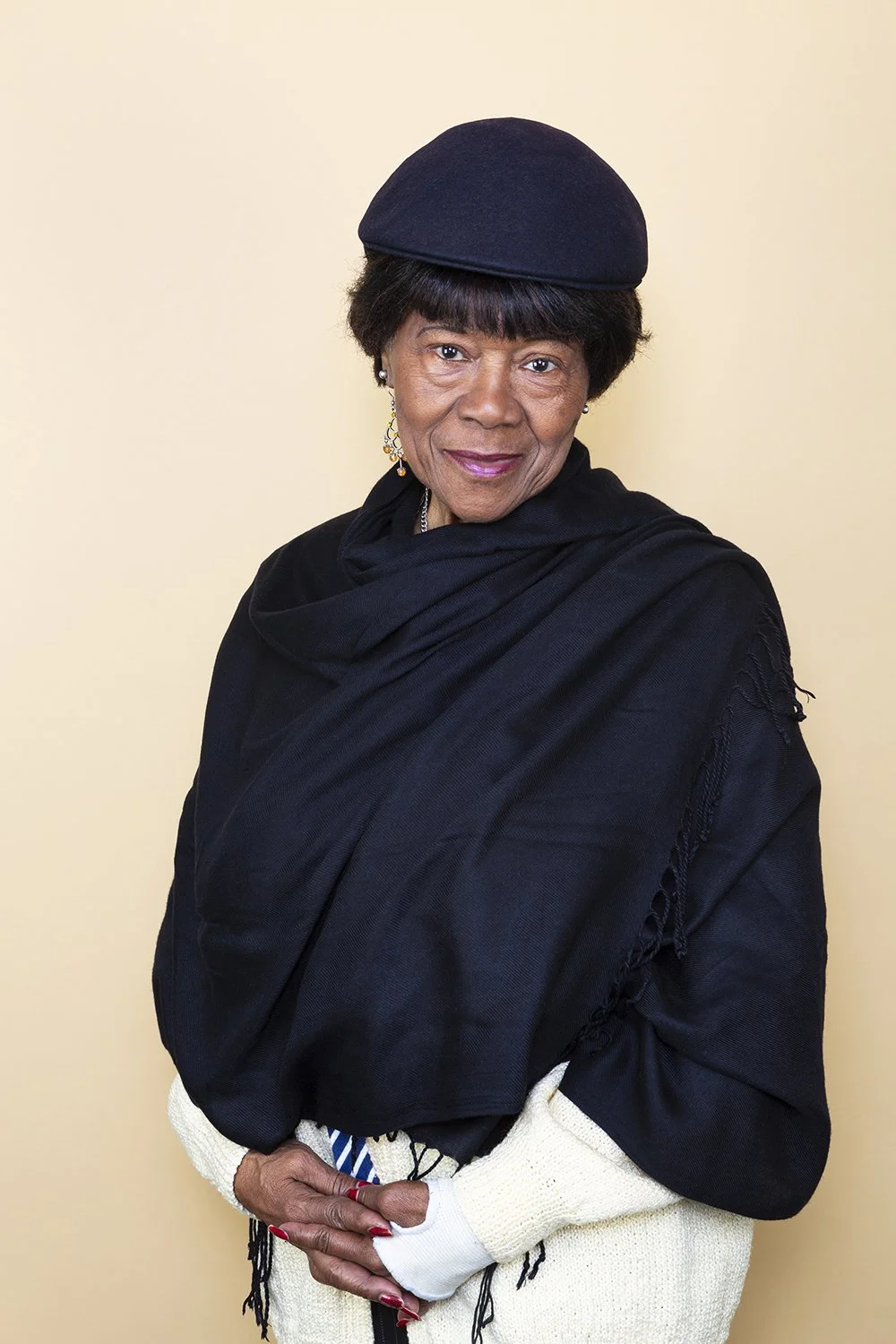 Portrait of Florence Mcleod for We are Here documentary project by commissioned by London borough of Waltham Forest. Nicola Tree works on many portrait projects exploring peoples stories and lives.