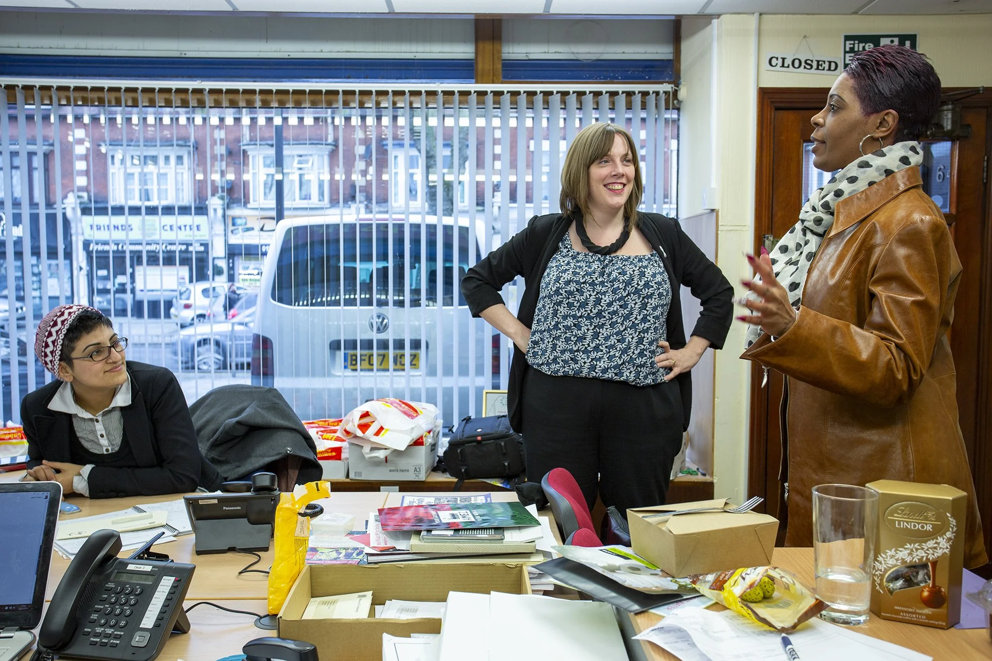 February 2016 Jess Phillips in her constituency office in Birmingham Yardley. Nicola Tree is a photo journalist that specialises in photography female politicians and following their careers. Her work is syndicated by Getty Images.