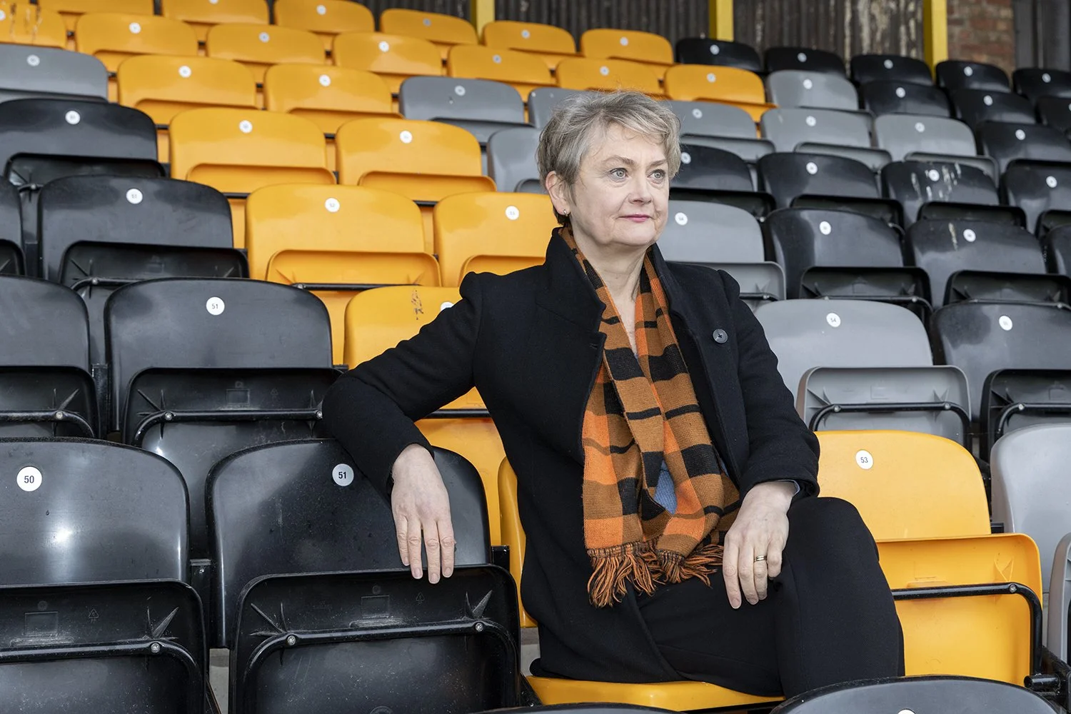 Yvette Cooper Secretary of State for Foreign Affairs. Yvette is the Labour MP for Pontefract, Castleford and Knottingley. This portrait was taken for the RPS 40% project featuring all the female MP's elected in 2024.