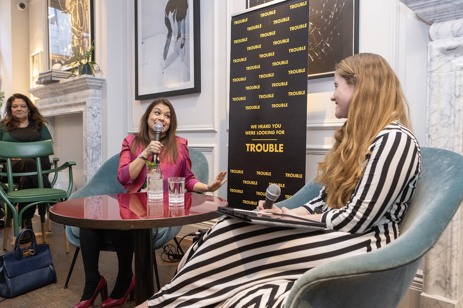April 2024 Tulip Siddiq speaks at the Trouble Club. Nicola Tree is a photo journalist that specialises in photography female politicians and following their careers. Her work is syndicated by Getty Images.