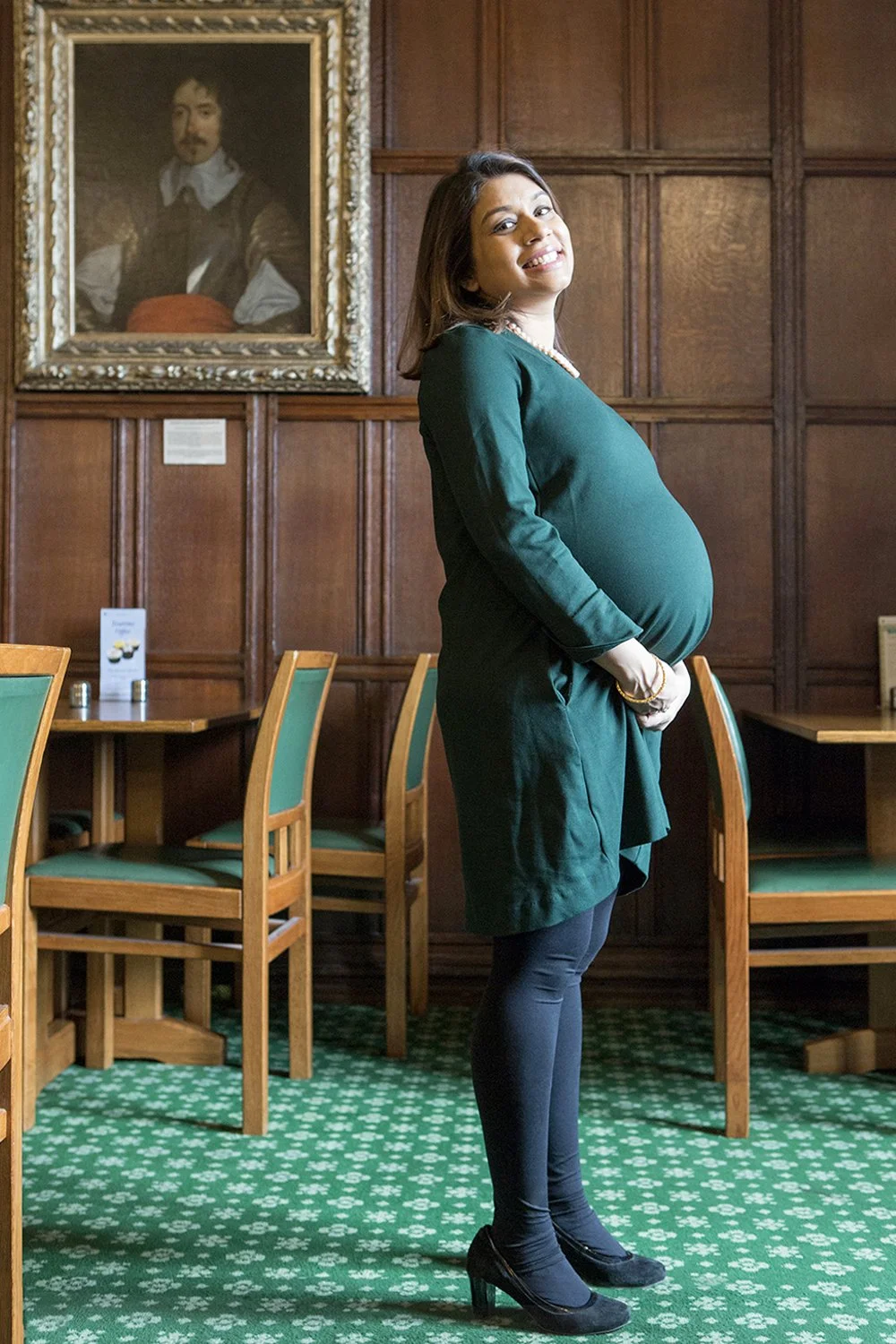 March 2016 Tulip Siddiq eight months pregnant in Westminster. Nicola Tree is a photo journalist that specialises in photography female politicians and following their careers. Her work is syndicated by Getty Images.