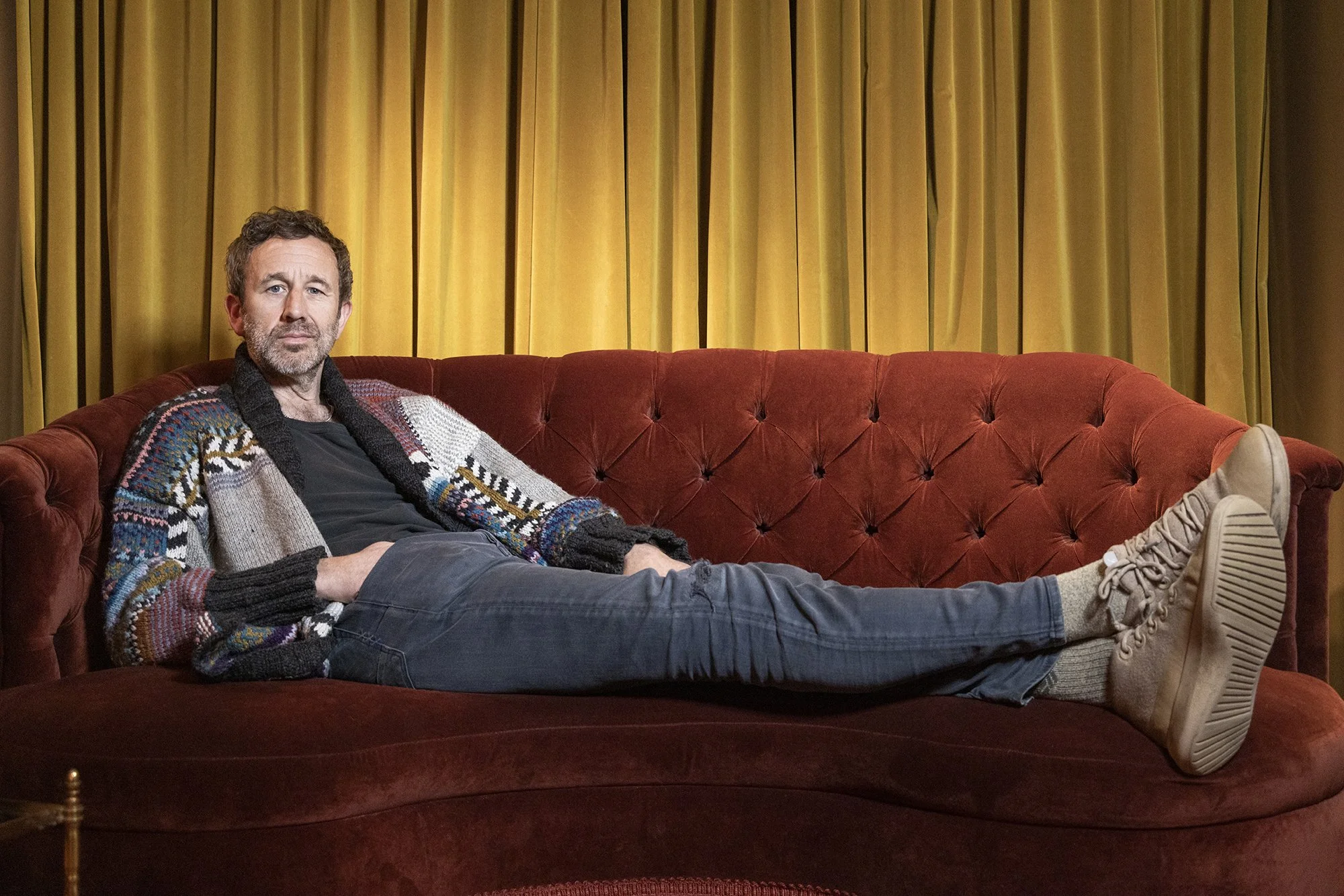 Editorial portrait commission for the Irish Times of Chris O’Dowd by Nicola Tree. Nicola specialises in portrait photography and is regularly commissioned by editors in London.