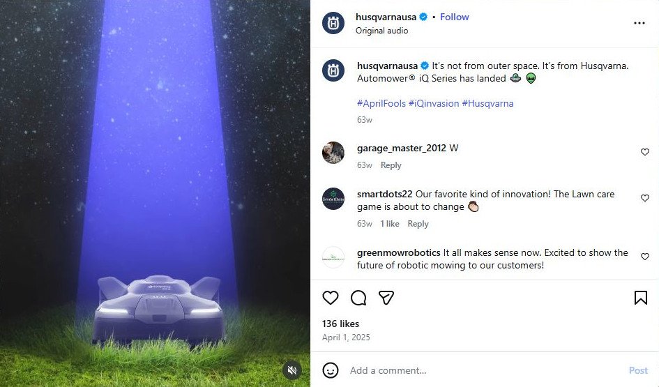 The Automower iQ Series Robotic Mowers Arrive