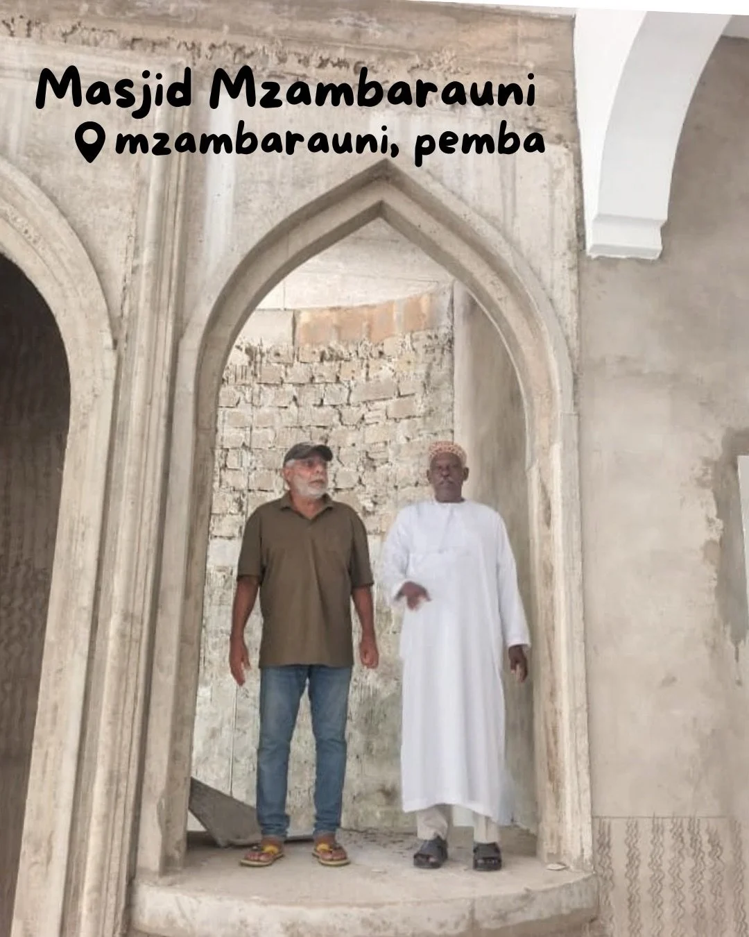 Ifraj also helps with the reconstruction of community structures, such as Masjid Mzambarauni in Pemba 🕌🧱

Previously started by other organizations, Ifraj is now helping with the final reconstruction phase. Similar projects include Masjid Mkoani Ng