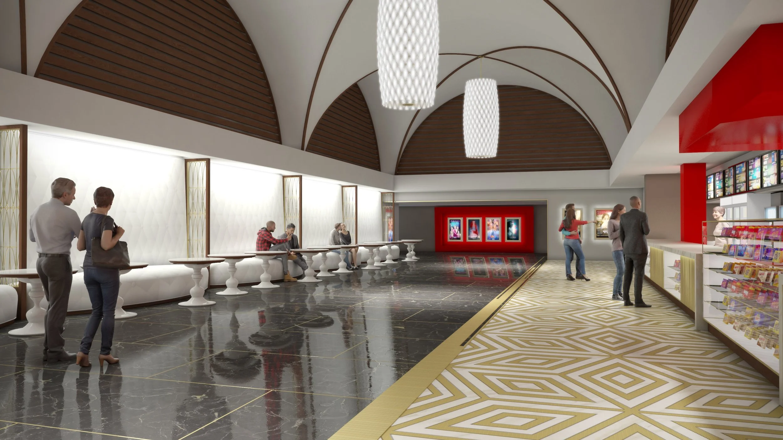 Movie Theater Lobby Design