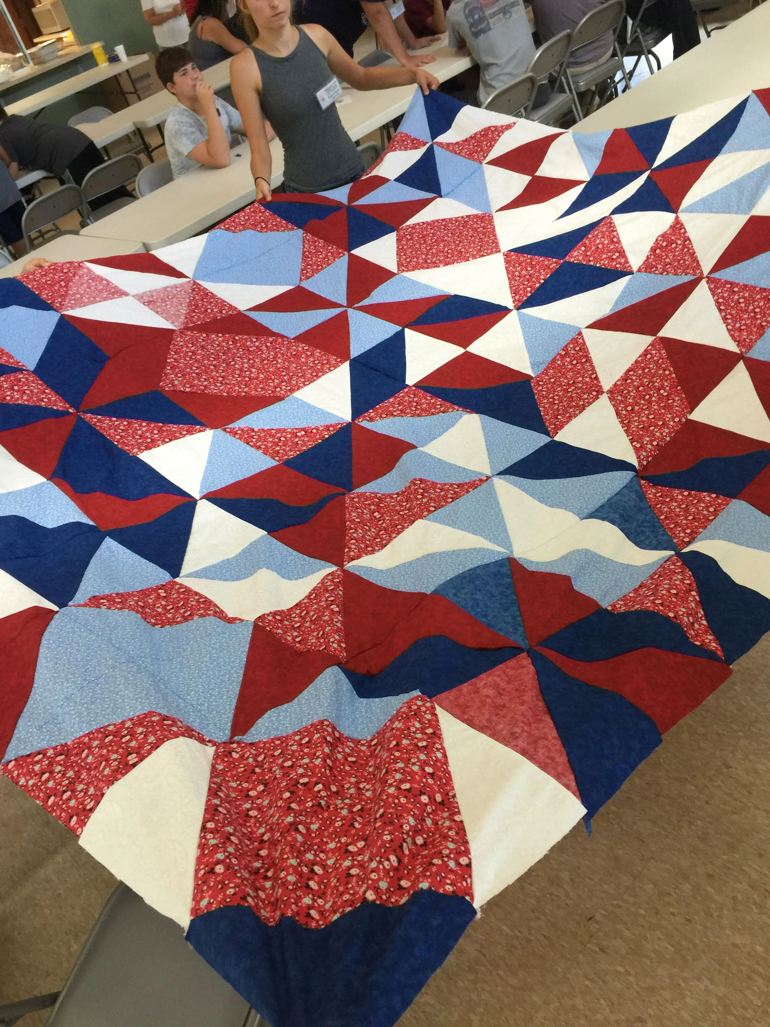 Sappony Camp Quilt Topper