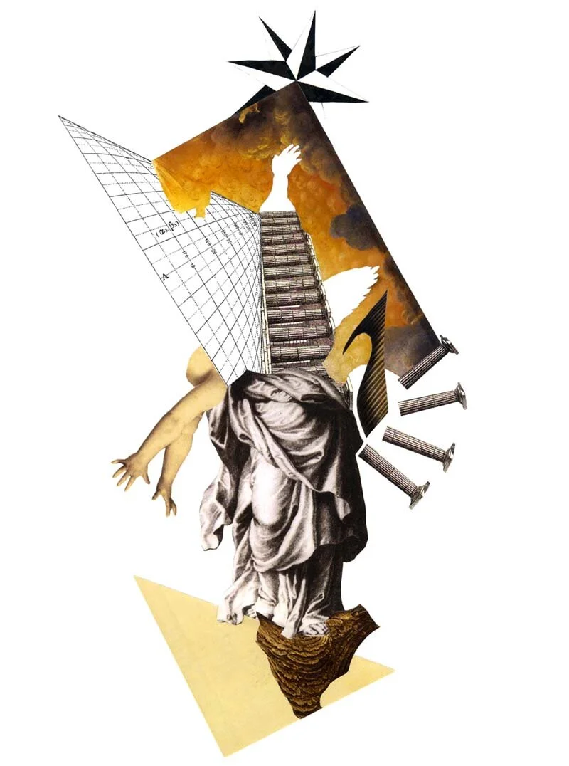 ONE MORE FLOOR UP, collage, 2012