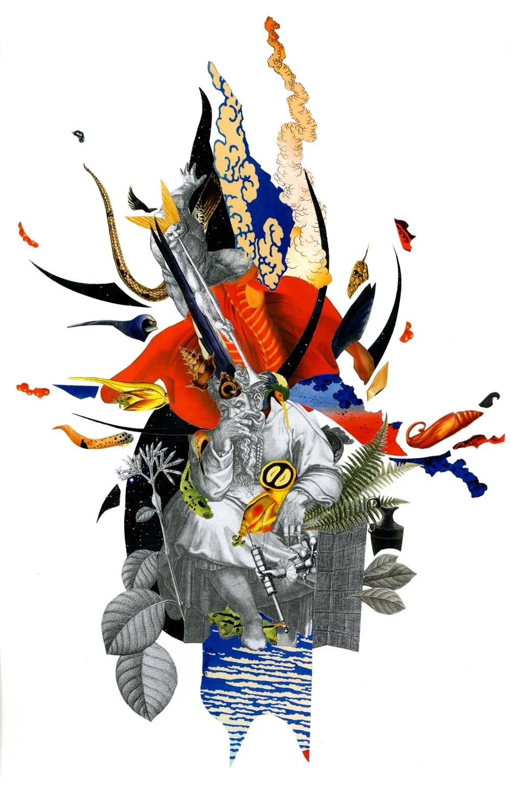 DRUG TRAIL, collage, 2012