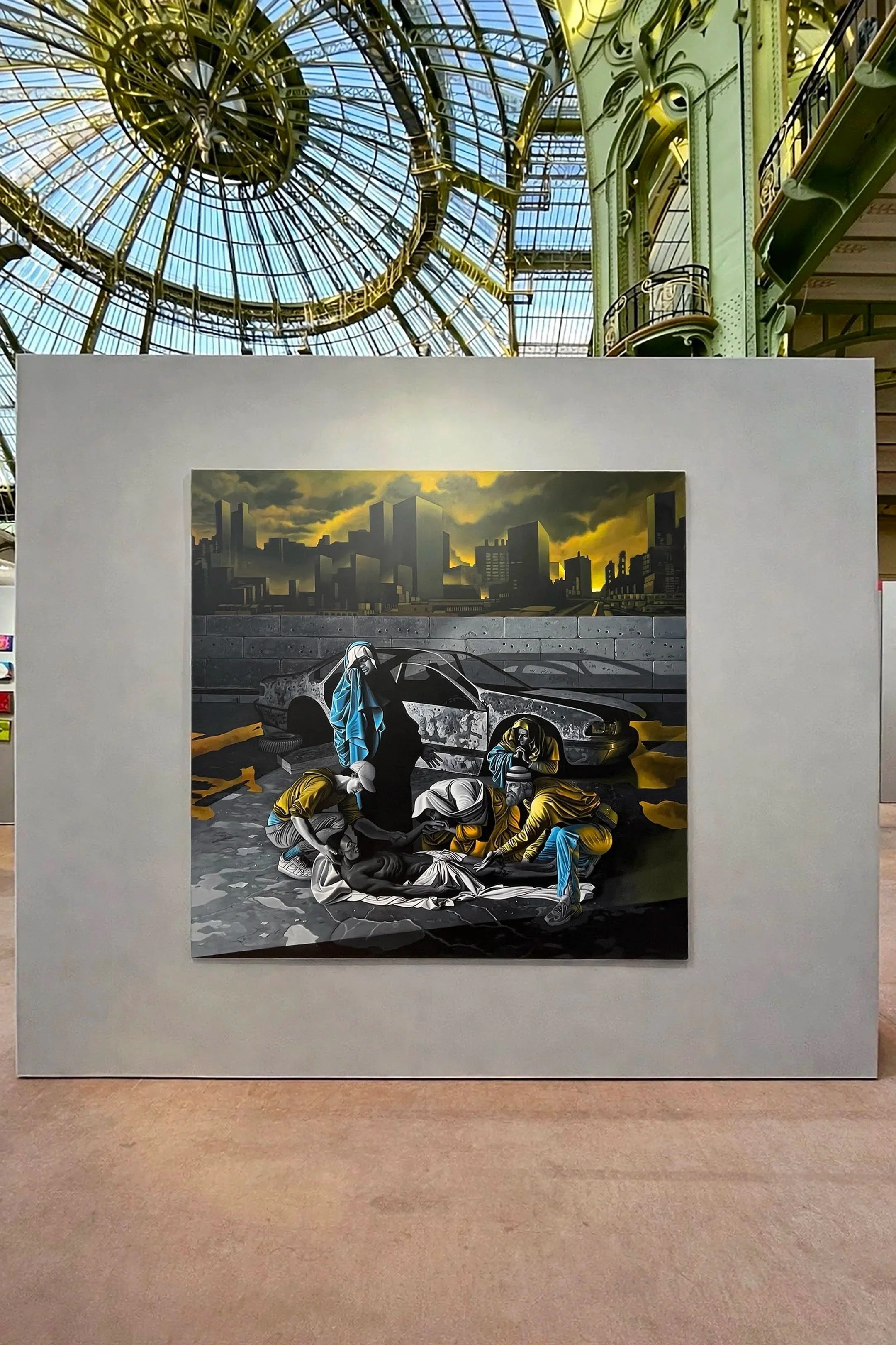 Lamento, acrylic on canvas, 2025