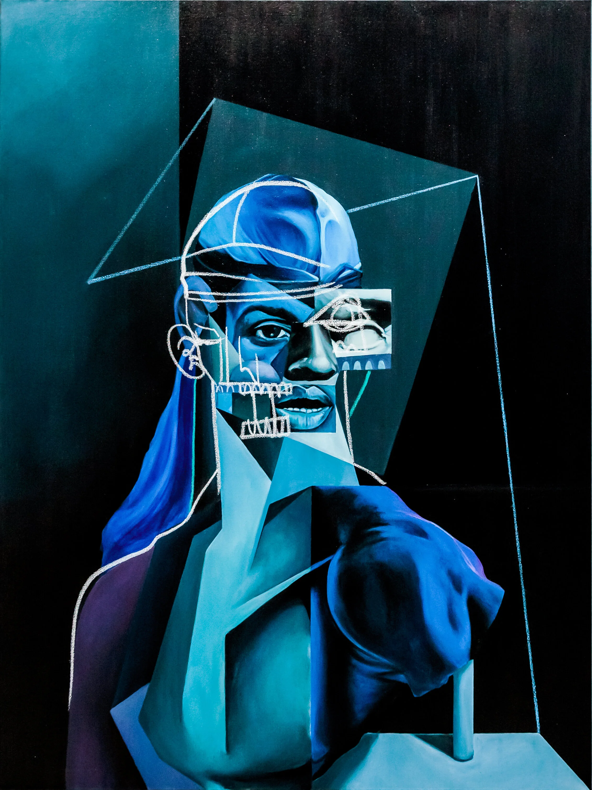 Malik Roberts, Blue for Many Reasons , 2018