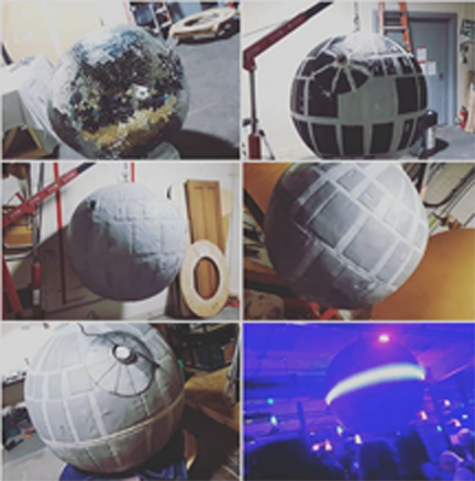 From disco ball to Deathstar…SOHO NYE 2019