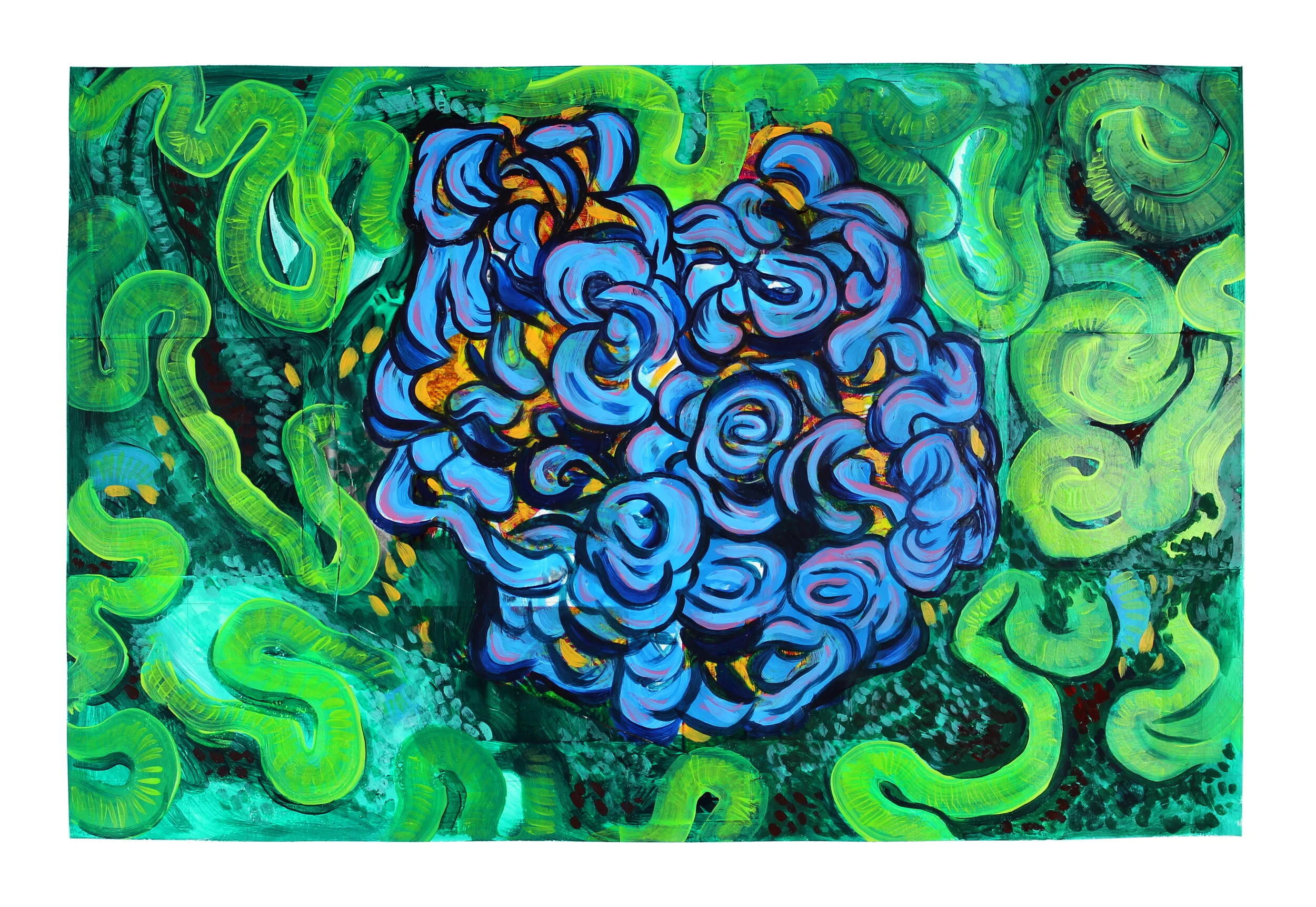 Flower Patch with Snakes