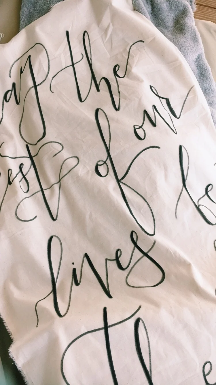 Custom Calligraphy Banner