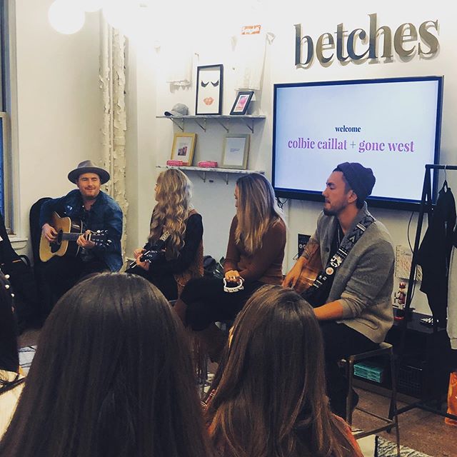 NYC... Betches Baby! #theshabbybee #gonewestmusic #betches #betcheslovethis #toddbradleyofficial #justinyoung #colbiecaillat #nellyjoymusic #jasonreeves