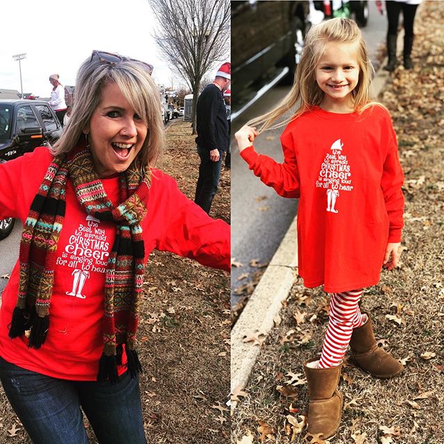 My girls, just back from crushing NYC, walking in the Murfreesboro Christmas Parade With The Re-Invintage. Ladies! Awesome home decore and awesome people... Happy Holidays! #theshabbybee #reinvintagehome #themusiccitylife #tinydancer #parksathome #pa