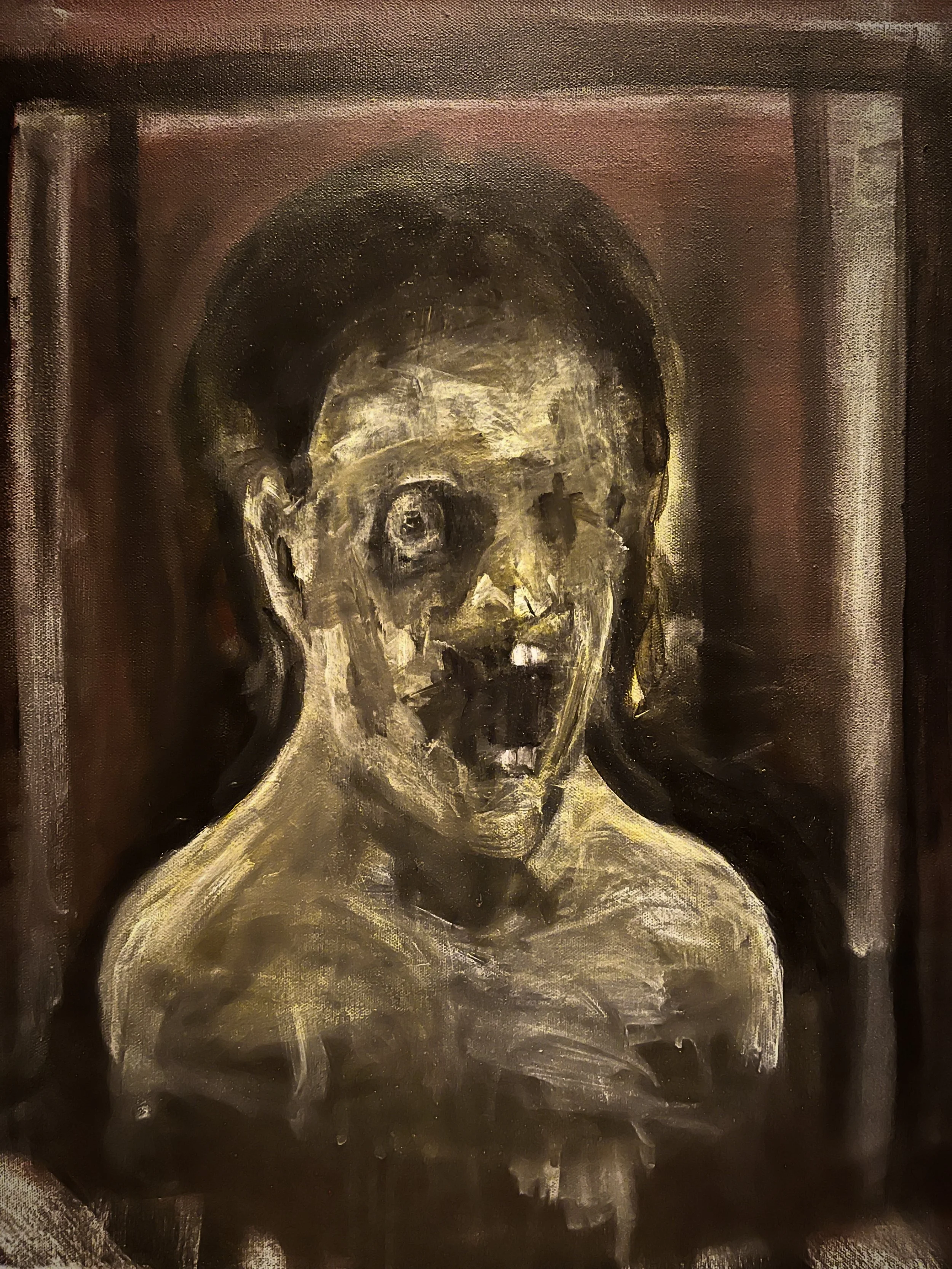 Torment - Acrylic on canvas 24 X 24"