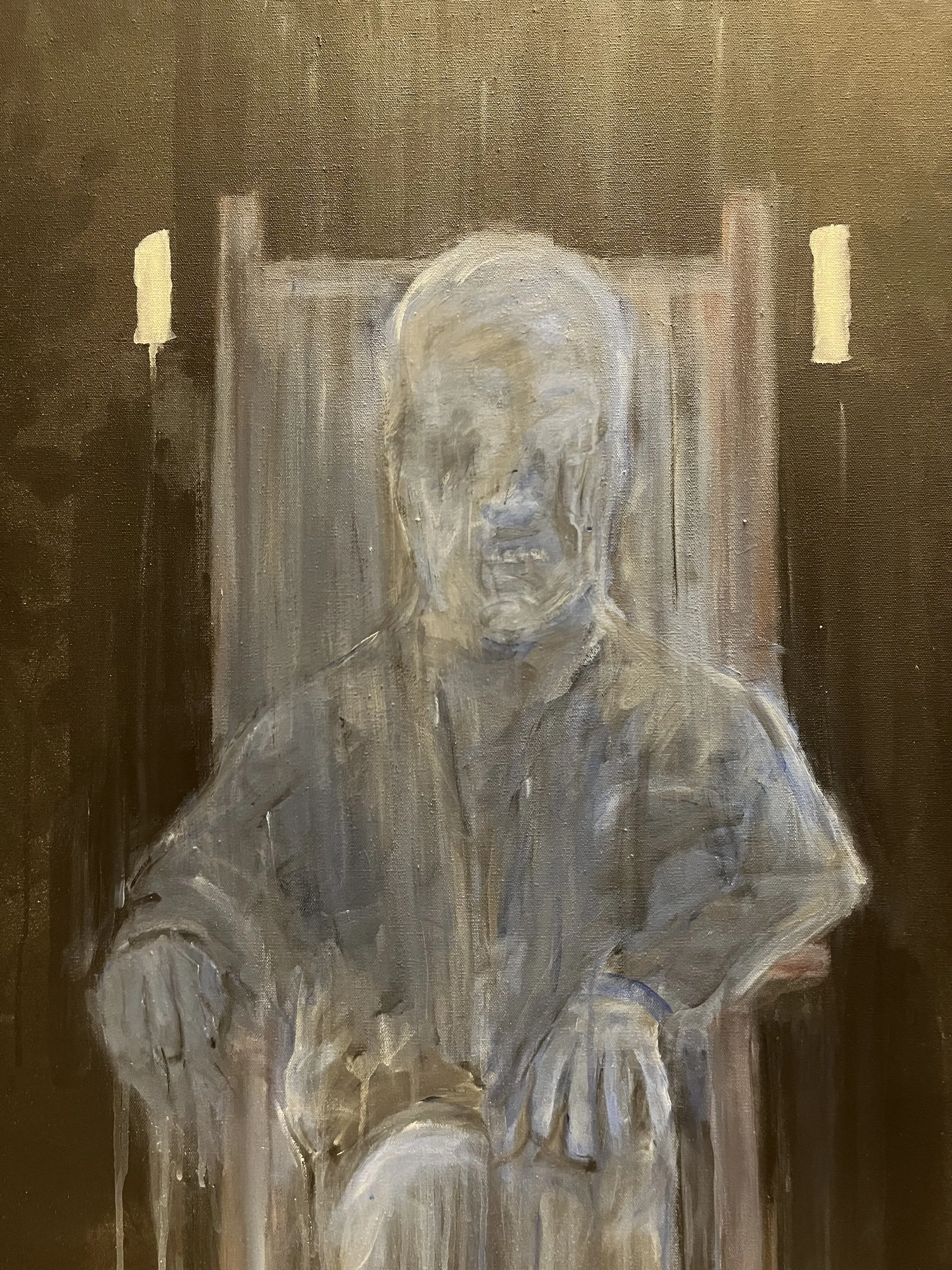 The Patriarch - Acrylic On Canvas, 36 X 24"