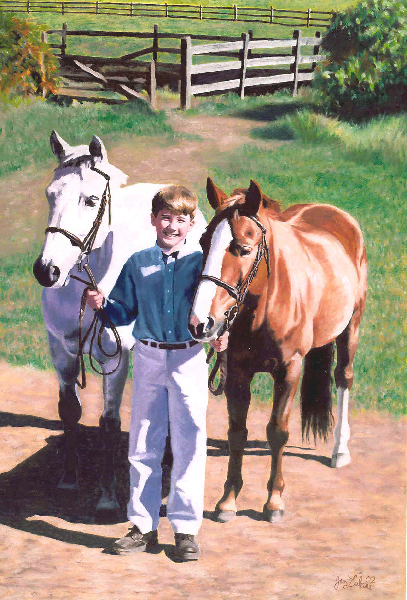 Harry with Obi & Cookie