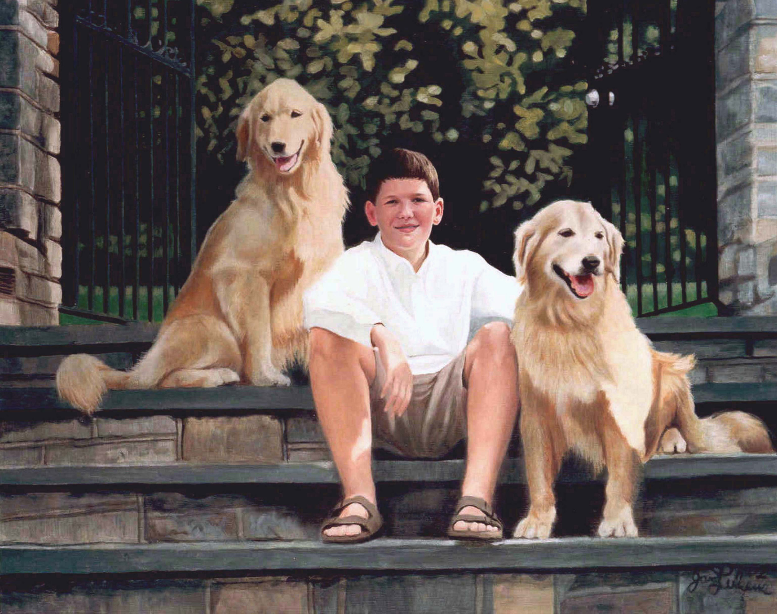 Kyle with Oscar & Slinky