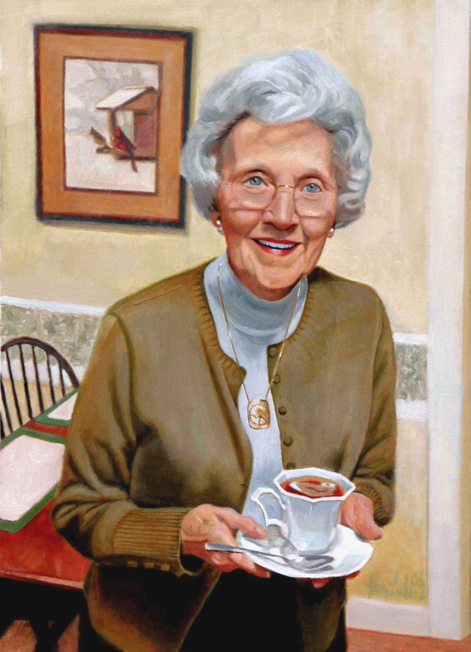 Mrs. Lukens & Her Tea