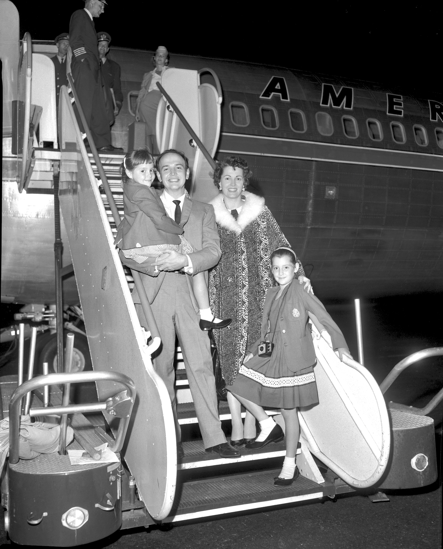 1959 Williams family's arrival, moving from NY to LA